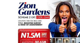 Zion Gardens, Scheme 2 Ext, Odeomi